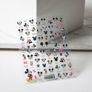 Mixed Sizes of Mickey Mouse and Minnie Mouse Themed Nail Art Stickers/Decals